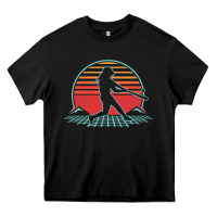 Black Softball Retro Vintage 80s Style Player Gift Heavy Core Tee - longCreatives