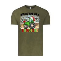 Vintage Olive nothing runs like a reindeere Vintage Tee - CowGirlArtShop