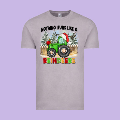 Nothing Runs Like A Reindeere Vintage Tee Designed By Cowgirlartshop
