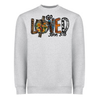 Heather Grey so loved jhon 3.16 Heavyweight Sweatshirt - SublimationCraftShop