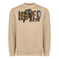 So Loved Jhon 3.16 Heavyweight Sweatshirt | Teevron