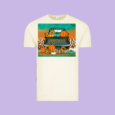 Pumpkin Farm Truck Tumbler Vintage Tee Designed By Jasminsmagicworld