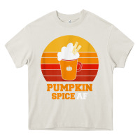 Cream pumpkin spice af retro vintage background happy halloween Heavy Core Tee - longCreatives