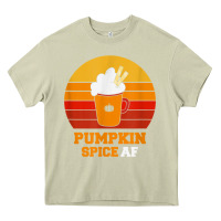 Mossy pumpkin spice af retro vintage background happy halloween Heavy Core Tee - longCreatives