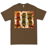 Cacao pumpkins leaves flannels hayrides football Premium Tee - texasbilliewilder