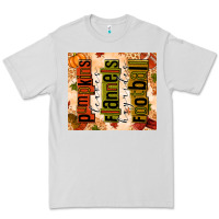 Pumpkins Leaves Flannels Hayrides Football Premium Tee | Teevron