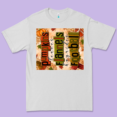 Pumpkins Leaves Flannels Hayrides Football Premium Tee Designed By Texasbilliewilder