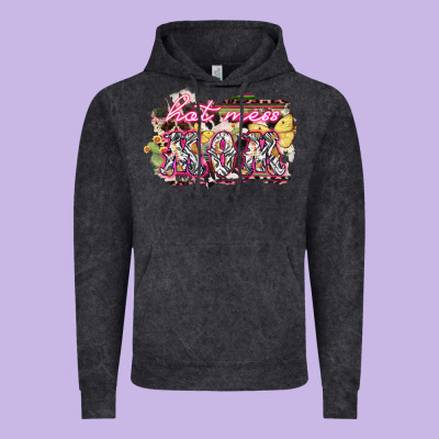 Hot Mess Mom Mother's Day Vintage Hoodie Designed By Howdyjamesfarm