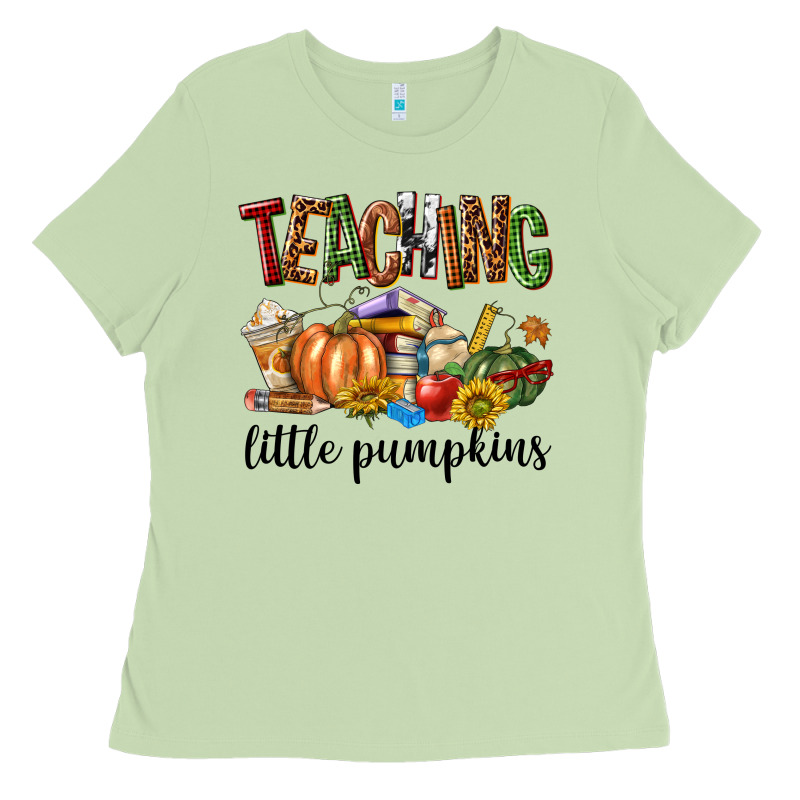 Teaching Little Pumpkins Ladies Tee by texasbilliewilder | Teevron