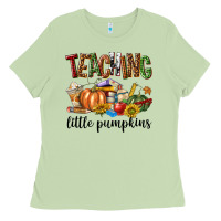 Matcha Teaching Little Pumpkins Ladies Tee - texasbilliewilder