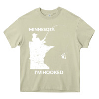 Mossy MN Minnesota Fishing T Gift for Fishermen and Anglers Heavy Core Tee - longCreatives