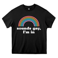 Black Sounds Gay, I'm In Heavy Core Tee - longCreatives