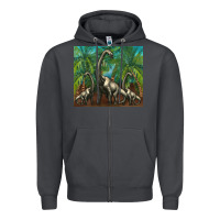 Smoke brachiosaurus Zipper Hoodie - Artiststas
