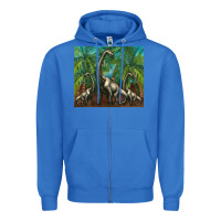 True Royal brachiosaurus Zipper Hoodie - Artiststas