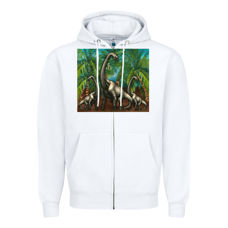 Brachiosaurus Zipper Hoodie by Artiststas | Teevron