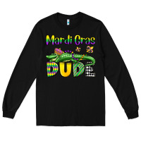 Black mardi gras dude alligator olivia Long Sleeve Tee - OliviaCreatesArt