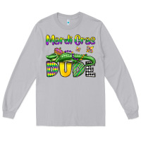 Moon Dust mardi gras dude alligator olivia Long Sleeve Tee - OliviaCreatesArt