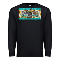 Black french bulldog mom license plate template Premium Sweatshirt - BarkalooDesign