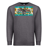 Charcoal Heather french bulldog mom license plate template Premium Sweatshirt - BarkalooDesign