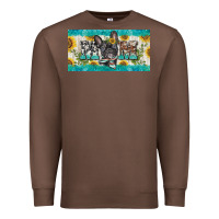 Chestnut french bulldog mom license plate template Premium Sweatshirt - BarkalooDesign