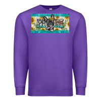 Purple french bulldog mom license plate template Premium Sweatshirt - BarkalooDesign