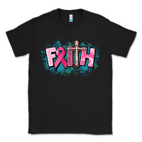Black Cancer Faith Cross Classic Tee - HowdyJamesFarm