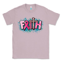Lilac Cancer Faith Cross Classic Tee - HowdyJamesFarm