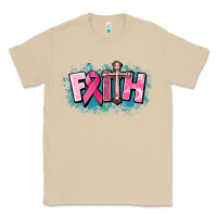 Mushroom Cancer Faith Cross Classic Tee - HowdyJamesFarm