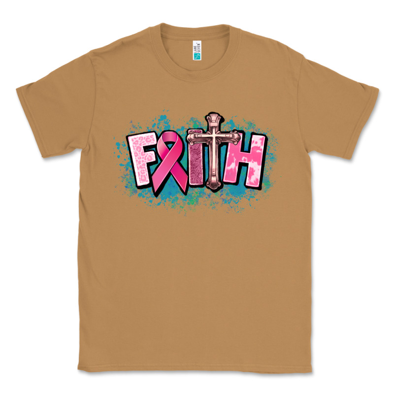 Cancer Faith Cross Classic Tee by HowdyJamesFarm | Teevron