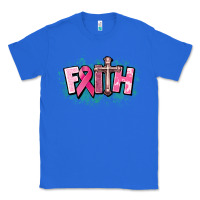 True Royal Cancer Faith Cross Classic Tee - HowdyJamesFarm