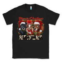 Black Merry Christmas Heifers Classic Tee - RanaPortraitStore