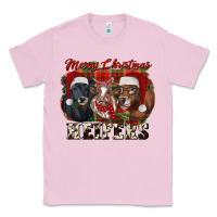 Bubblegum Pink Merry Christmas Heifers Classic Tee - RanaPortraitStore