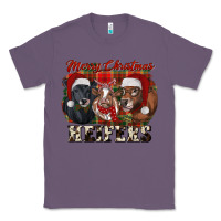 Lavender Merry Christmas Heifers Classic Tee - RanaPortraitStore