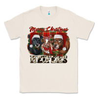 Natural Merry Christmas Heifers Classic Tee - RanaPortraitStore