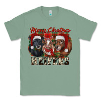 Sage Merry Christmas Heifers Classic Tee - RanaPortraitStore