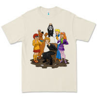 Bone surprise!  scooby dog with friends funny halloween Premium Tee - longCreatives