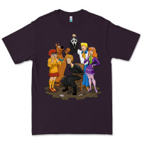 Plum surprise!  scooby dog with friends funny halloween Premium Tee - longCreatives