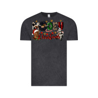 Vintage Black mooey christmas Vintage Tee - CowGirlArtShop