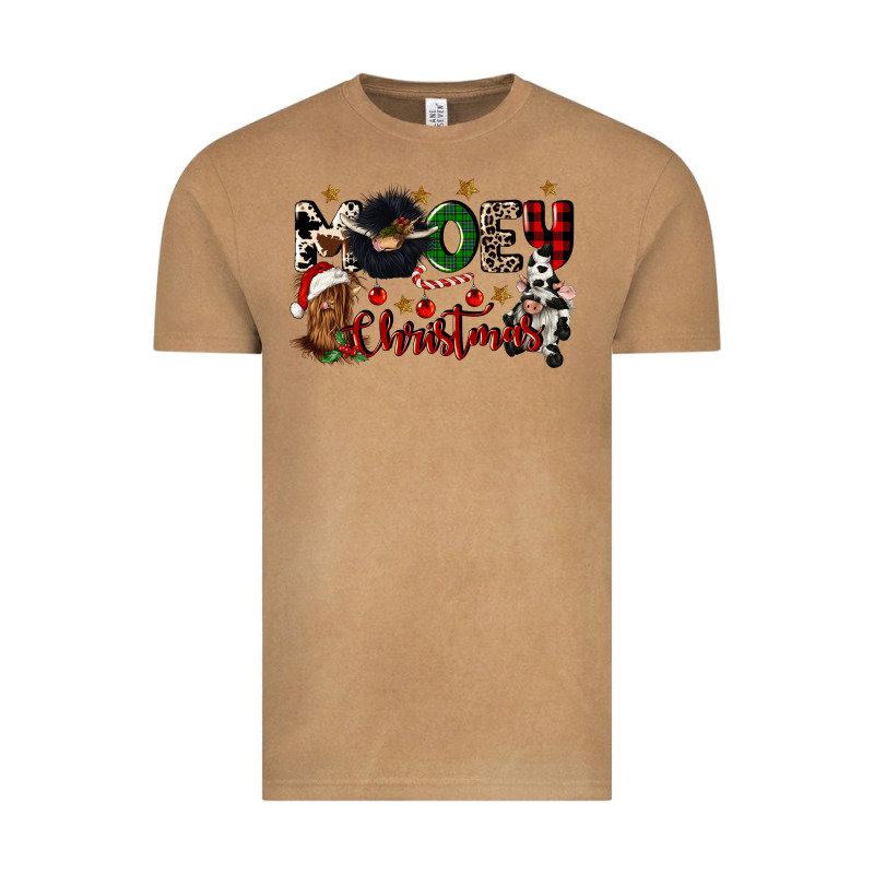 Mooey Christmas Vintage Tee by CowGirlArtShop | Teevron