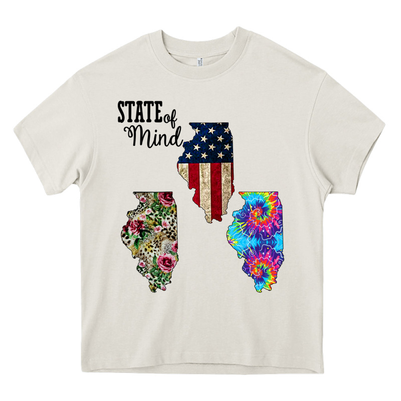 Im In A Fishing State Of Mind Illinois Heavy Core Tee by Bettercallsaul | Teevron
