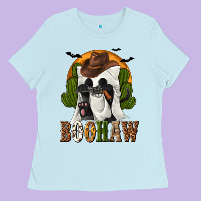 Boohaw Western Ladies Tee Designed By Texasbilliewilder