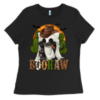 Black Boohaw Western Ladies Tee - texasbilliewilder