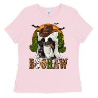 Bubblegum Pink Boohaw Western Ladies Tee - texasbilliewilder