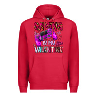 Cardinal gaming is my valentine Premium Hoodie - CowhideDigitalArt