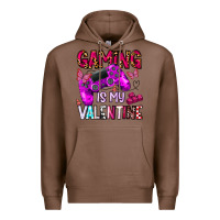 Chestnut gaming is my valentine Premium Hoodie - CowhideDigitalArt