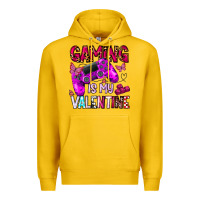 Lemon gaming is my valentine Premium Hoodie - CowhideDigitalArt