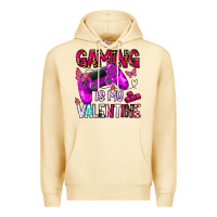 Pina Colada gaming is my valentine Premium Hoodie - CowhideDigitalArt