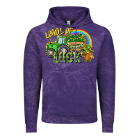 Cloud Purple Loads of luck tractor Vintage Hoodie - CowGirlArtShop
