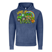 Vintage Denim Loads of luck tractor Vintage Hoodie - CowGirlArtShop