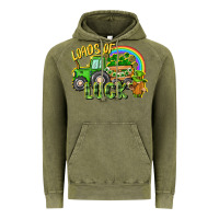 Vintage Olive Loads of luck tractor Vintage Hoodie - CowGirlArtShop
